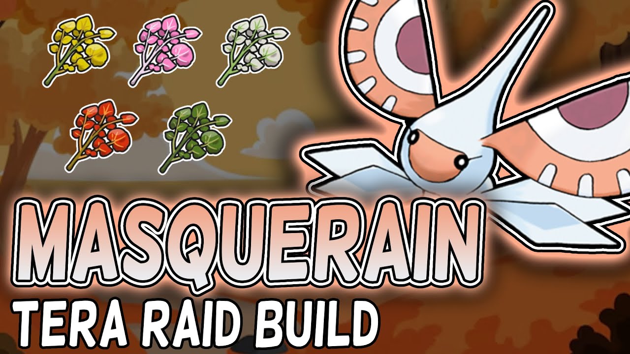 BEST Masquerain (flying) Build For Raids In Pokemon Scarlet And Violet