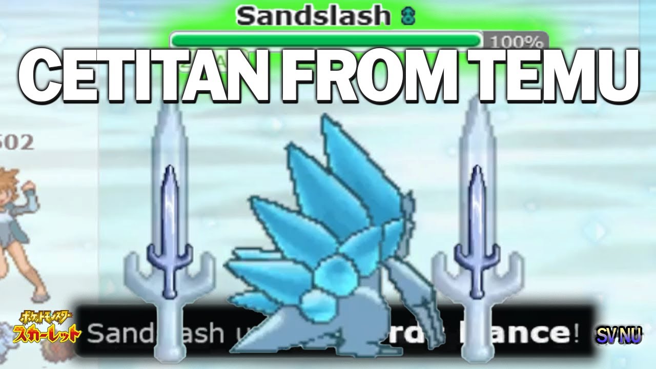 Cetitan got banned so I used Sandslash-A instead