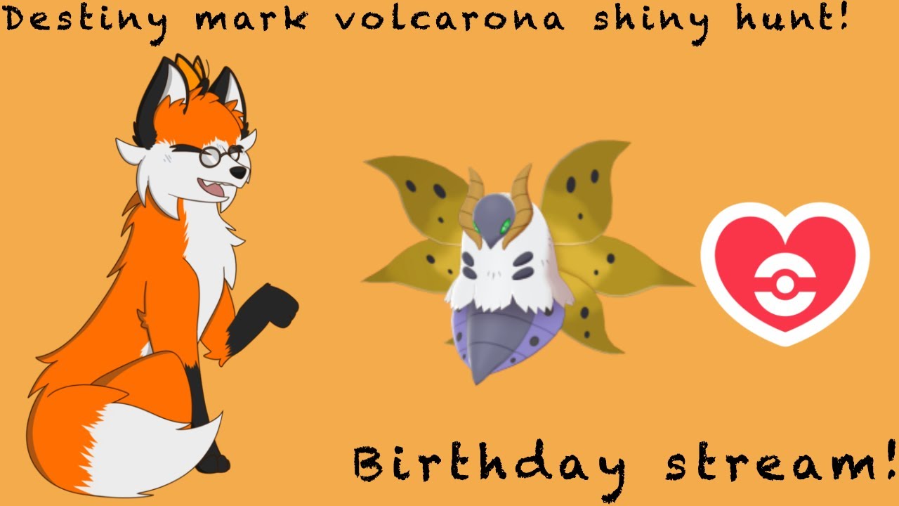 BIRTHDAY STREAM! Shiny Destiny Mark Volcarona Hunt! | LIVE shiny hunting!