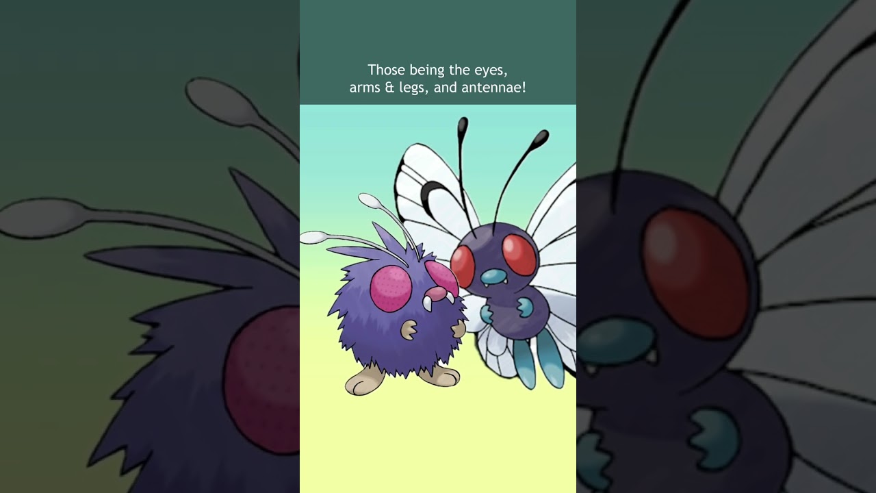Caterpie & Venonat have SWAPPED Evolutions?! - Pokémon Facts #pokemon #pokemonfacts #pokemonshorts