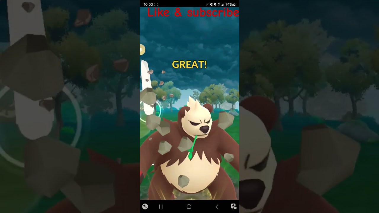 It's a #Pangoro Sweep! In #PokemonGo #pokemon #teamrocket #battle #mobilegaming #fyp