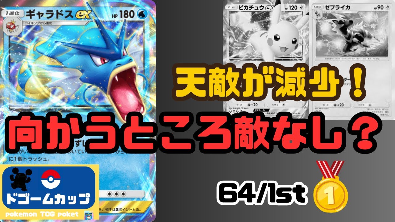 【新環境】リザードンex VS ギャラドスex（第23回ドゴームカップ）決勝