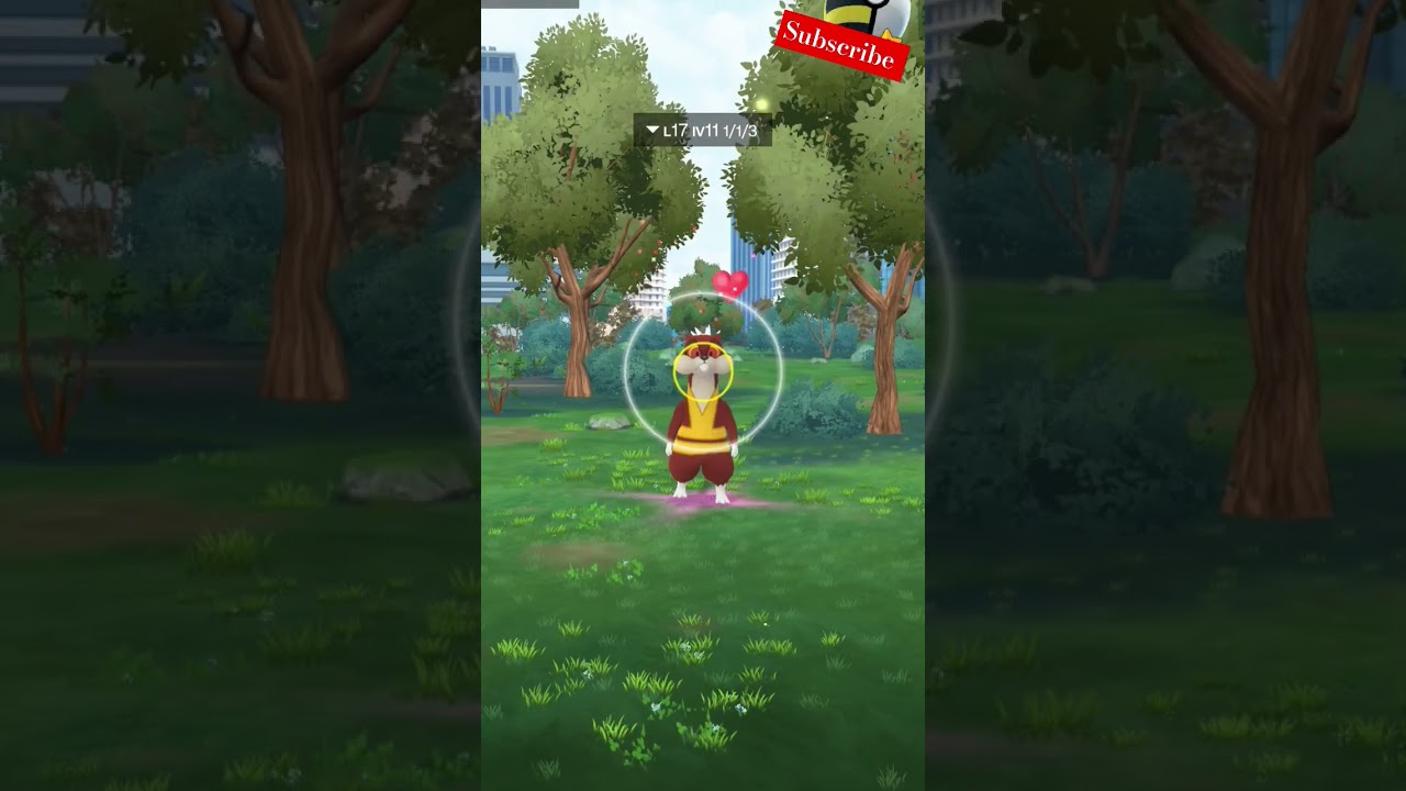 Pokemon Go Catching Watchog #shorts #short #shortvideo #youtubeshorts #trending #viralvideo