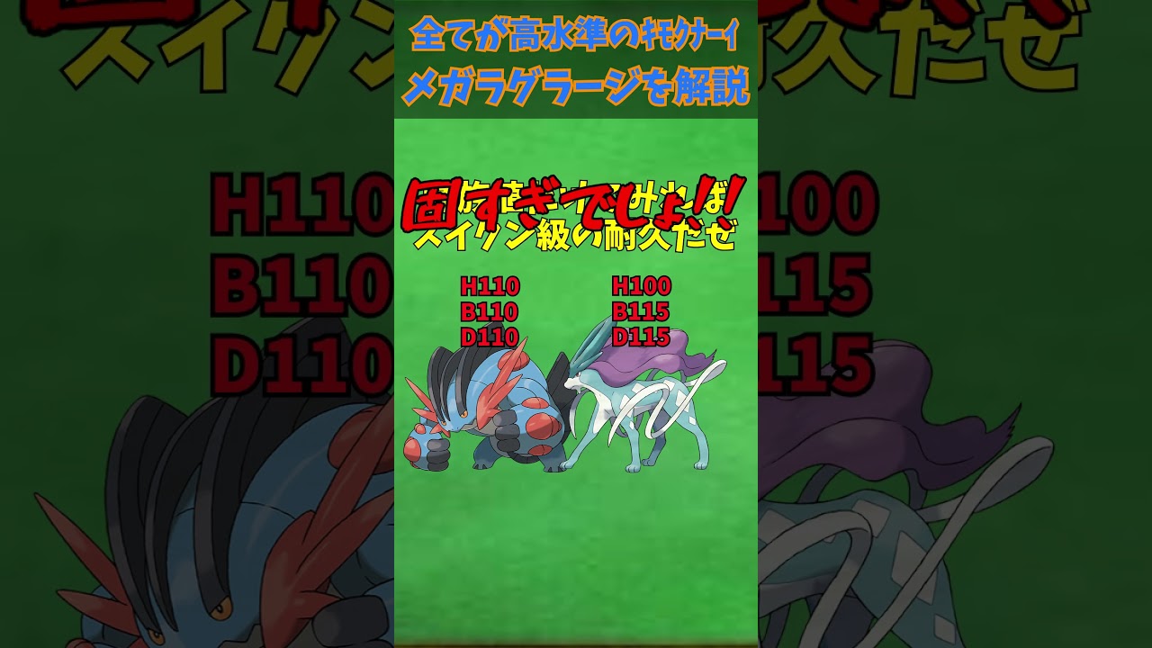 ZAに備えろ！！メガシンカ解説part24メガラグラージ【ゆっくり解説】 #ポケモン #ポケモンゆっくり解説 #ポケモンza #shorts #short #ゆっくり解説