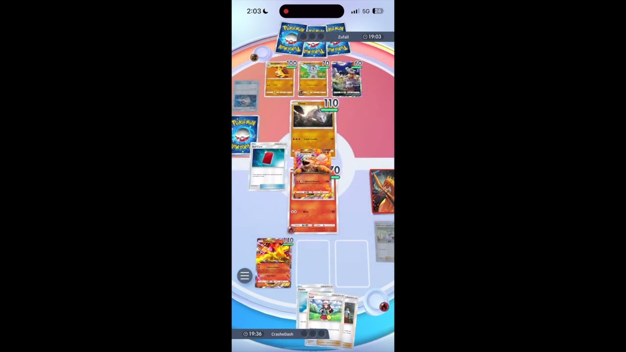 Arcanine ex + Moltres ex vs Onix + Machamp ex + Marowak ex- Pokemon Pocket