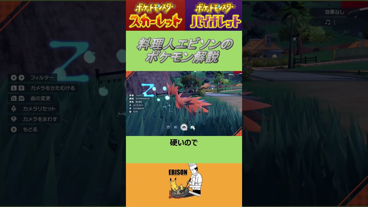 エビソンのポケモン解説82　#ポケモンsv #スカーレットバイオレット #アカツキ　#ガラルサンダー