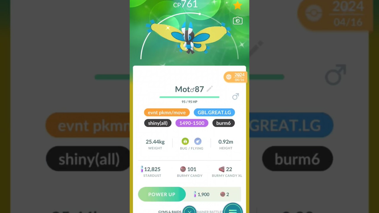 #Burmy and #Mothim Jumbo / Normal / Teeny model size comparisons from my living size drc