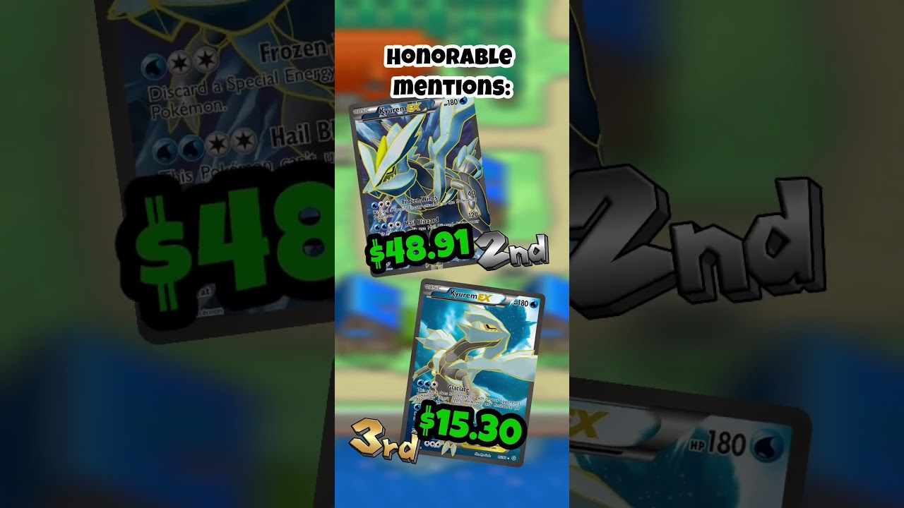 Most expensive Pokemon card:Orbeetle, Spheal, Beedrill, Kingambit, Kyurem edition! #pokemon #shorts