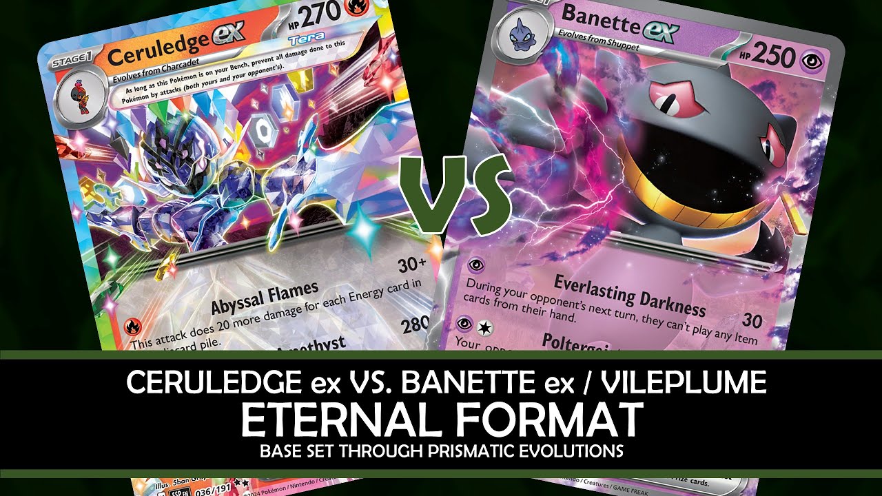 Eternal Monday: Ceruledge ex vs. Banette ex (February 2025 IRL Tournament Finals)