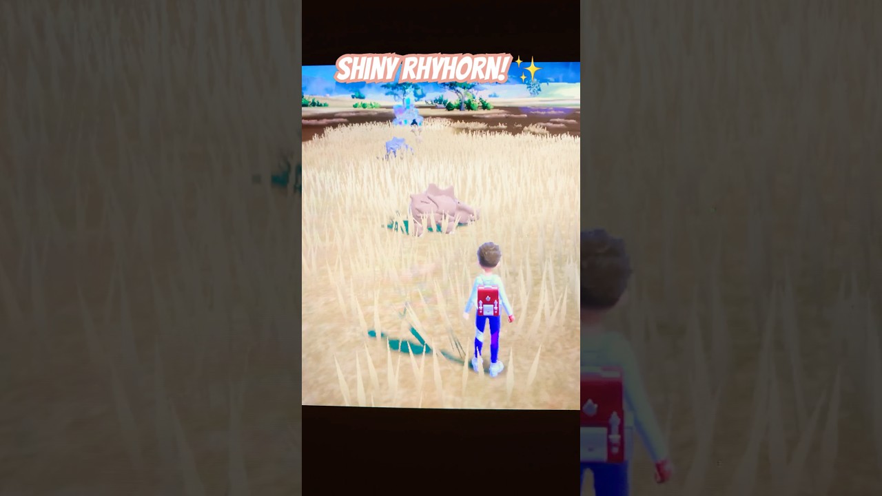 Shiny Rhyhorn encounter! ✨ #pokemon #shinypokemon #gaming