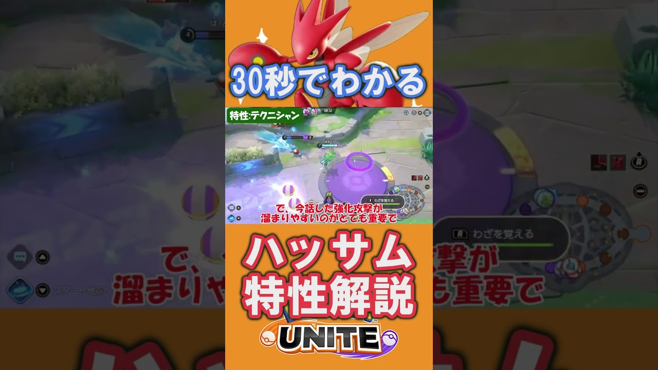 30秒でわかるハッサム特性解説