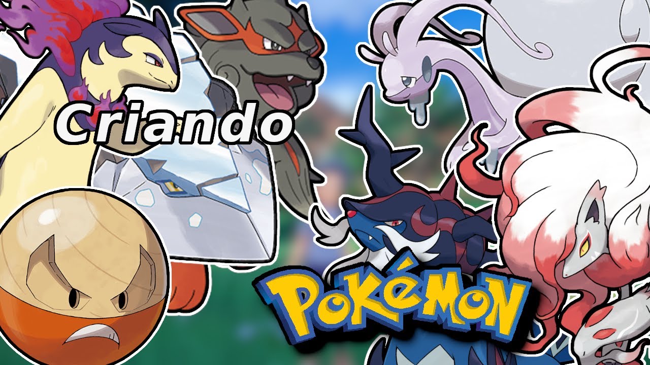 Criando Pokémon HISUI! Arcanine, Avalug, Typhlosion, Electrode, Lilligant, Goodra, Samurott, Zoroark