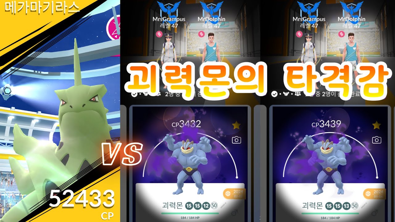 괴력몬의 타격감 The Feeling of Powerful Machamp's Strike