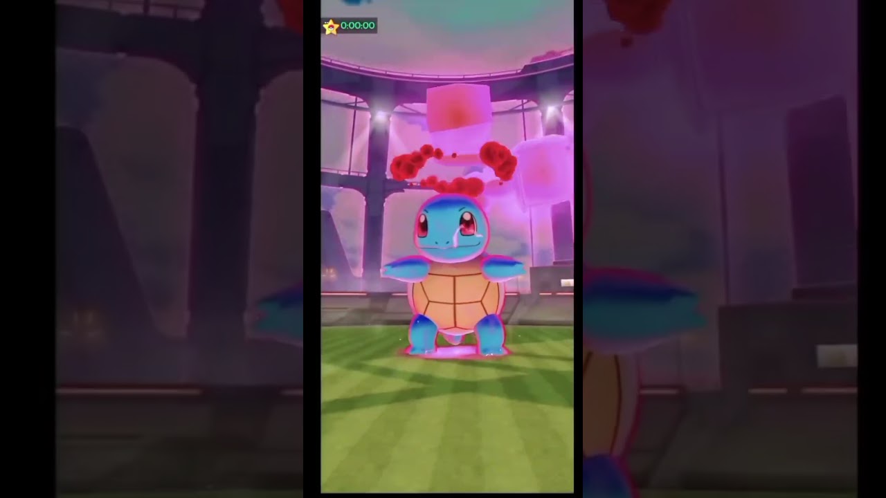 Dynamax squirtle vs dynamax haunter #pokemongo #shorts