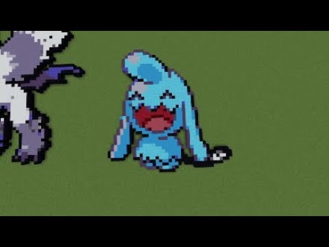 ［マイクラ］黙々とソーナノを作る［ポケモンドット絵］