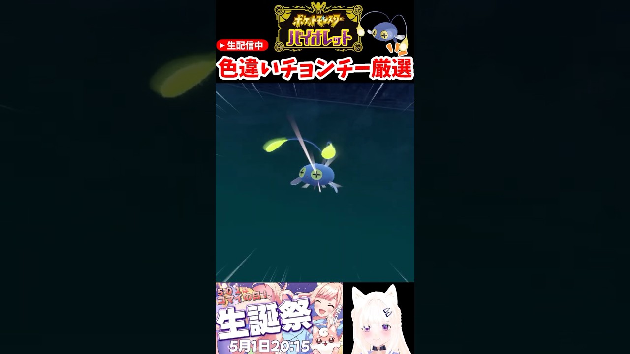 #ポケモンsv 色違いチョンチー厳選