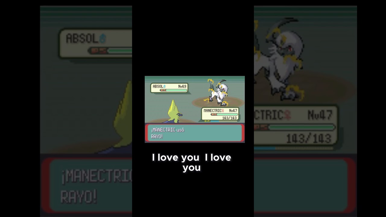 Manectric Vs Absol - Pokemon Esmeralda #pokemon #gameboyadvance #retrogaming #nintendo #gaming