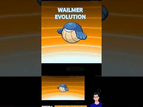 Wailmer evolusi menjadi Wailord di level 40 #pokemon #evolution #wailmer #wailord