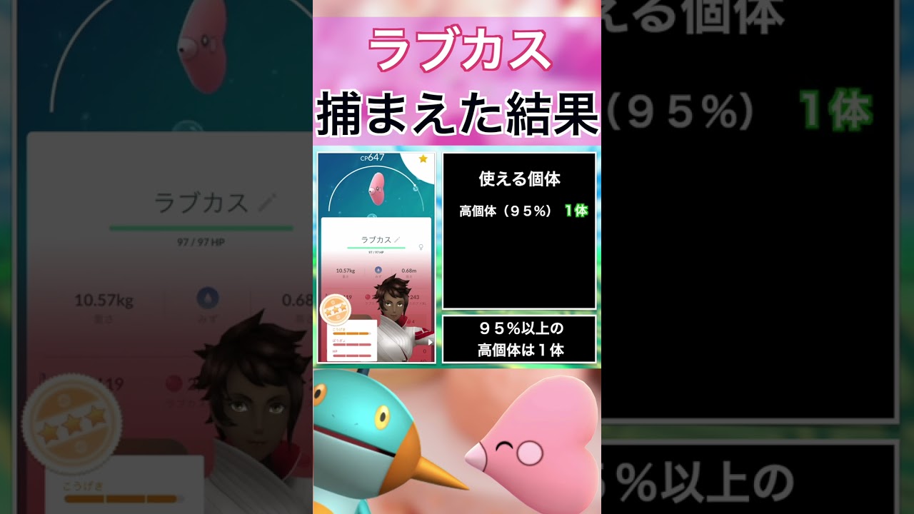 【ポケモンGO】田舎でラブカスのスポットライトアワーをやった結果 #shorts #pokemon #ポケモンgo