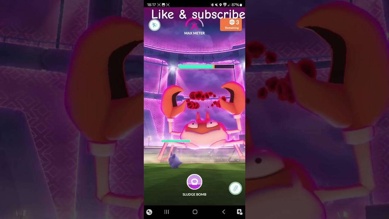 #Gengar Crushes the Competition in #PokémonGO in a #dynamax Battle! #mobilegaming
