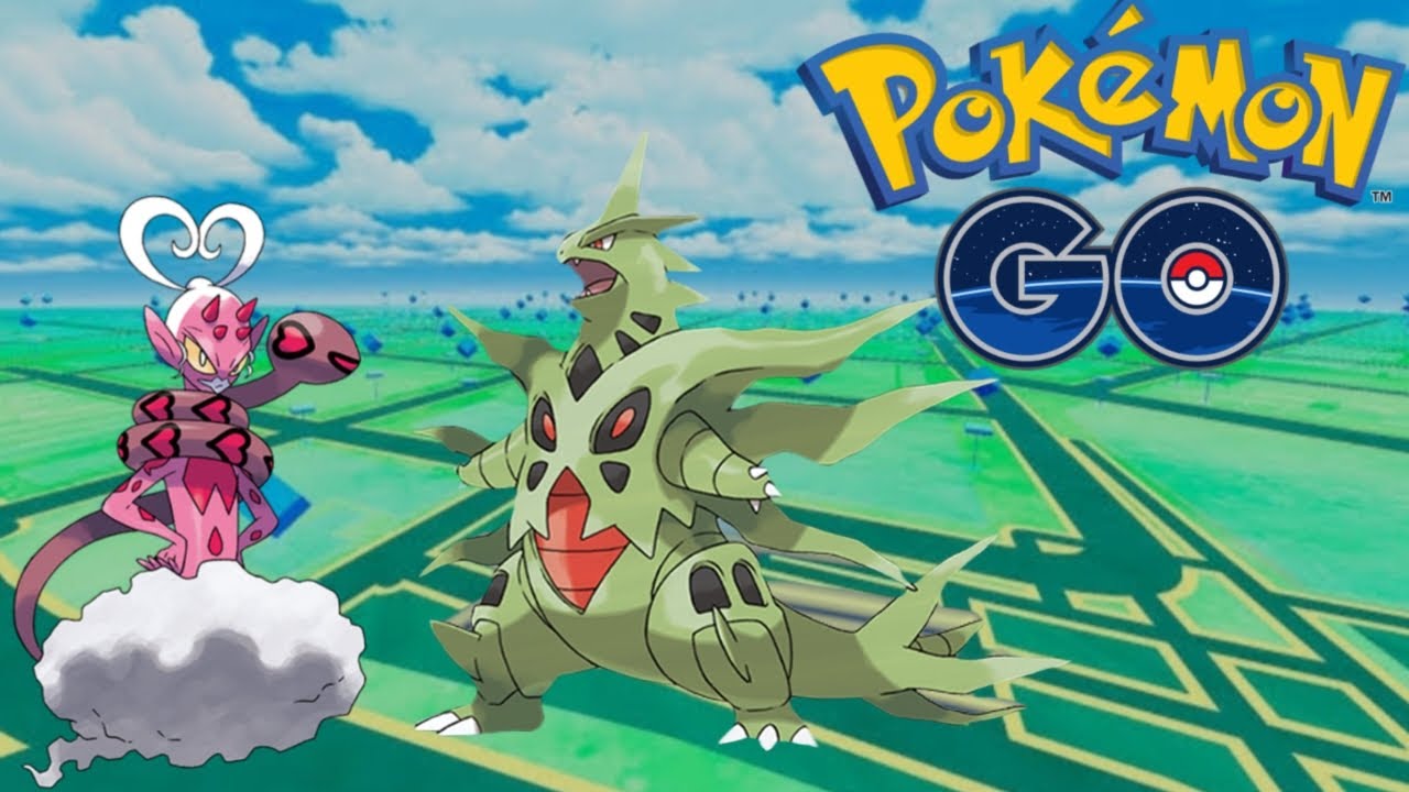 Enamorus And Dhelmise and Mega Tyranitar Live Raid Invitation In Pokémon Go
