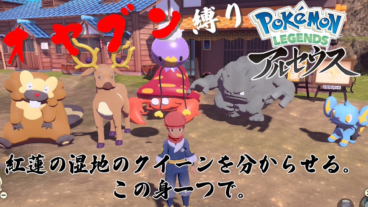 ヒスイドレディアは隣の綺麗なお姉ちゃんって感じがいいと思う【Pokémon LEGENDS アルセウス】#4 縛り詳細は概要欄に記載
