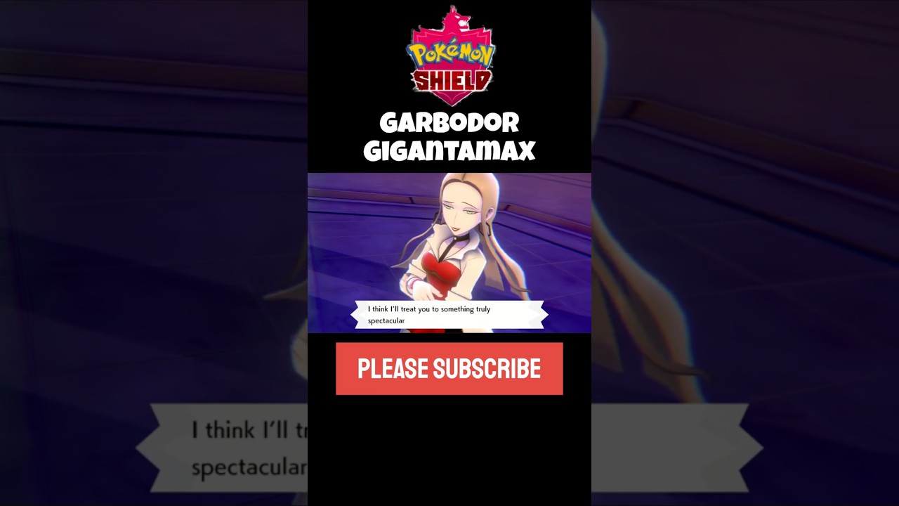 Pokemon Shield - Garbodor Gigantamax #short #shorts #pokemon #pokemonshield #gameplay