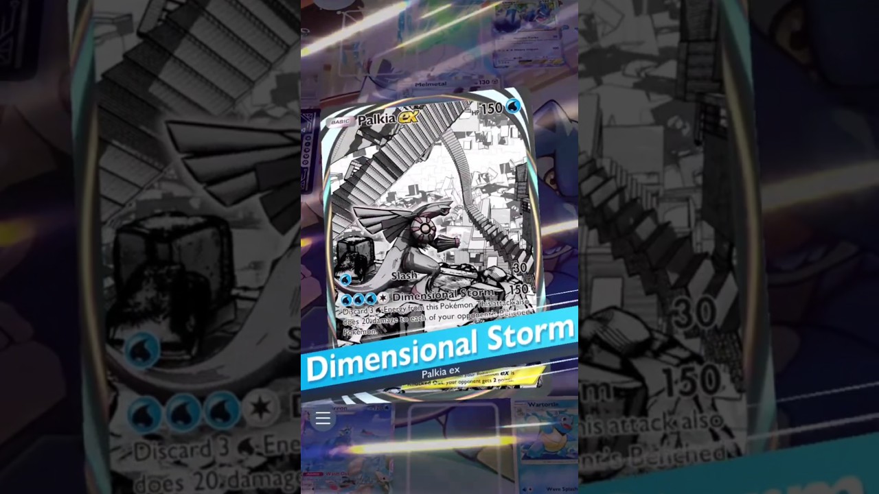 Palkia EX and Vaporeon Tag Team 🌊