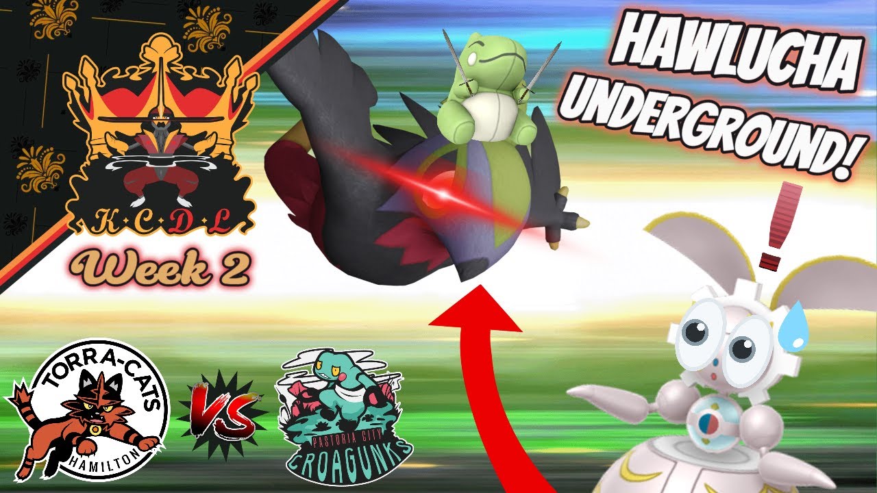 Hawlucha Underground | KCDL Week 2 vs. Pastoria City Croagunks | Pokémon SV Wifi Draft League Battle