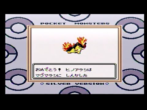 ヒノアラシがマグマラシに進化しました！p６＜ポケモン金銀＞