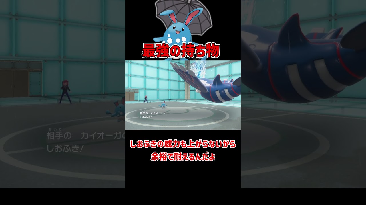 最強の持ち物をもった マリルリ