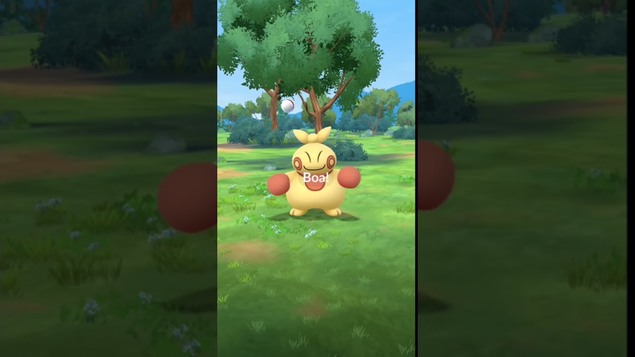 Peguei um MaKuhita Shiny #pokemongo