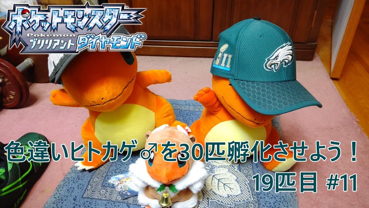 【ポケモンBDSP】色違いヒトカゲ♂を30匹孵化させよう！【色違い】 19匹目 #11