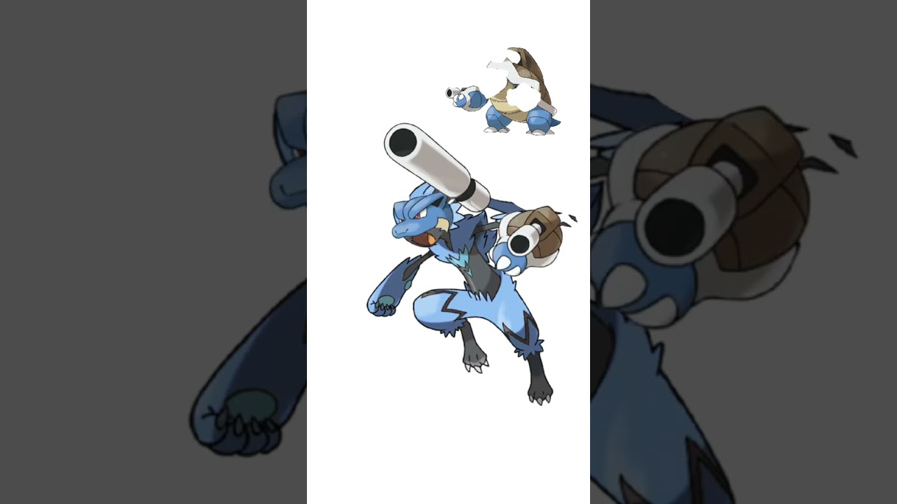 カメックス＋ゼラオラ。細身のスピード型カメックス　#pokemon #改造ポケモン #伝説のポケモン #pokemonfusion