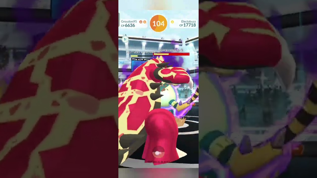 shadow solo electabuzz 😎 using level 50 primal groudon #pokemongo #pokemongo