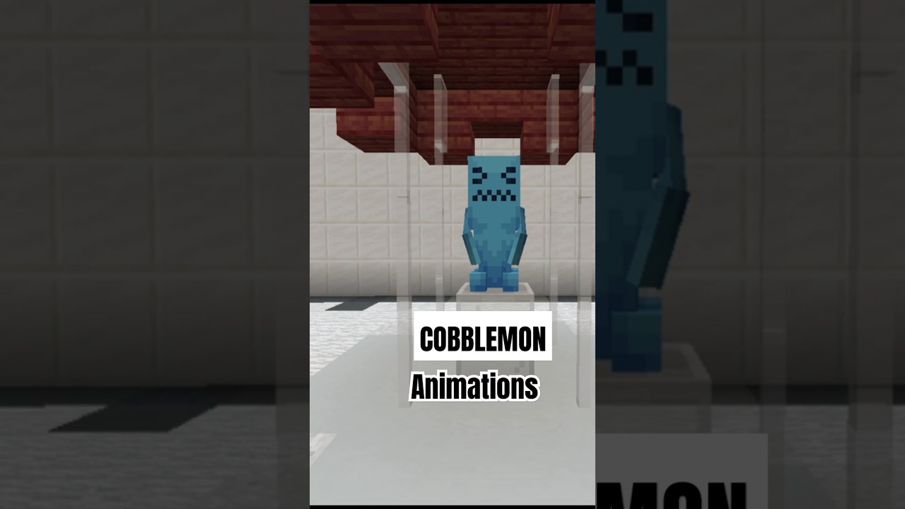 Wobbuffet Animations: Cobblemon Minecraft Pokemon #cobblemon #pokemon #minecraft #animation #pixel