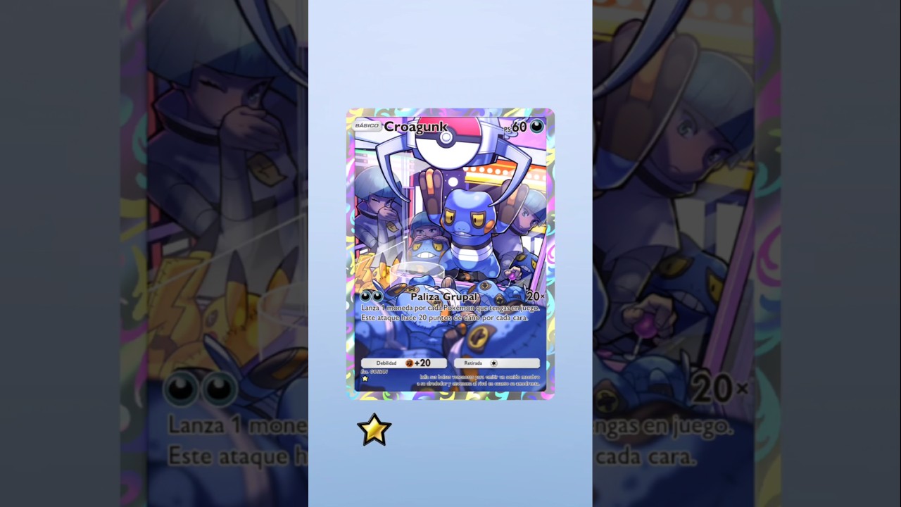 CROAGUNK FULL ART!!!! - #foryou #pokemon #pokemonpocket #viral #fyp #parati #tcg