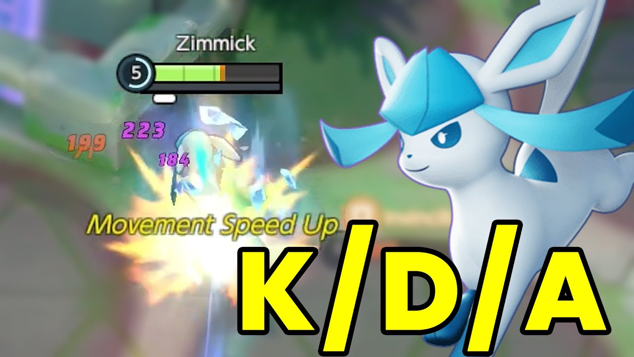 Escape Artist Glaceon - Pokémon Unite Glaceon Gameplay