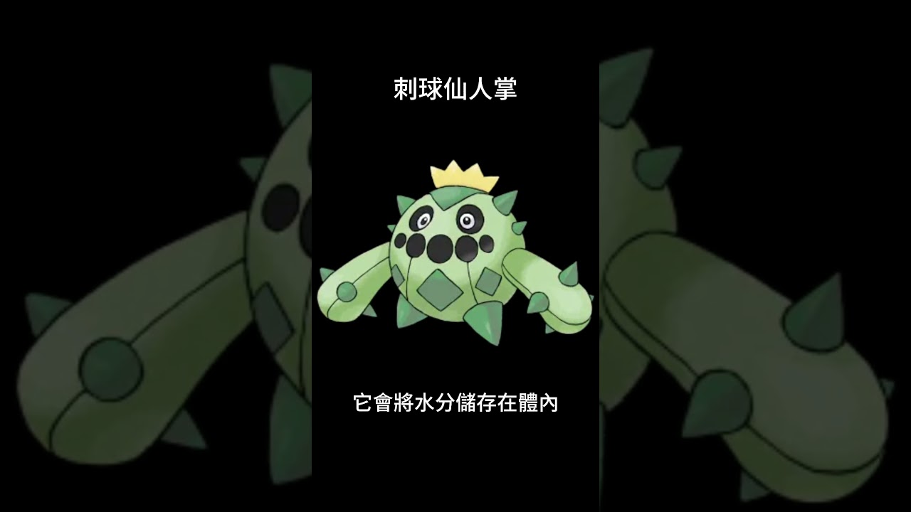 寶可夢圖鑑 #pokemon No.331 刺球仙人掌サボネア Cacnea #0331 #寶可夢卡牌 #pokemongo #寶可夢 #shorts #神奇寶貝 #第三世代