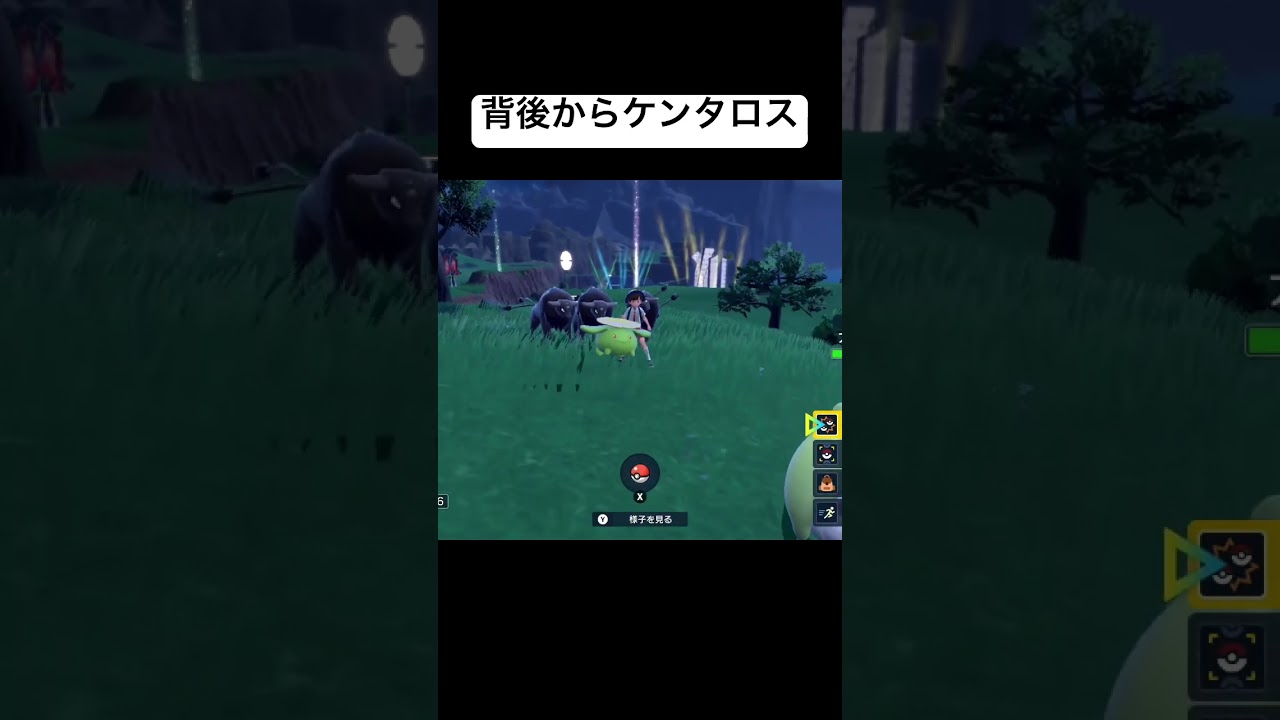 背後からケンタロス。 #ポケモン #ポケモンsv #ゲーム実況 #ポケモンgo #ポケモン実況 #pokemon #ポケモン