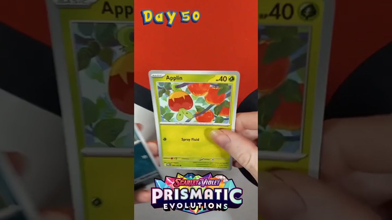Day 50: Celebrating with Prismatic Evolutions.   #pokemon #pokemontcg #eeveelution