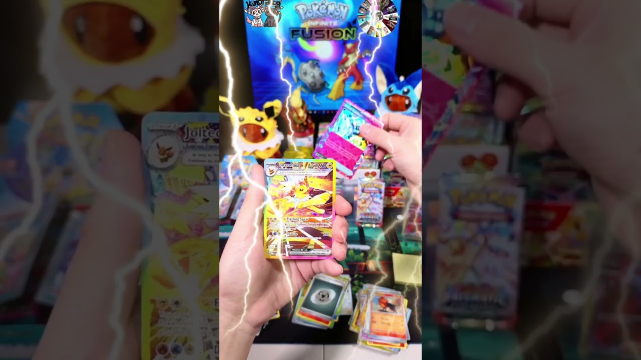 Biggest Hit of the Night - Jolteon EX ⚡️🔥 #pokemoncards