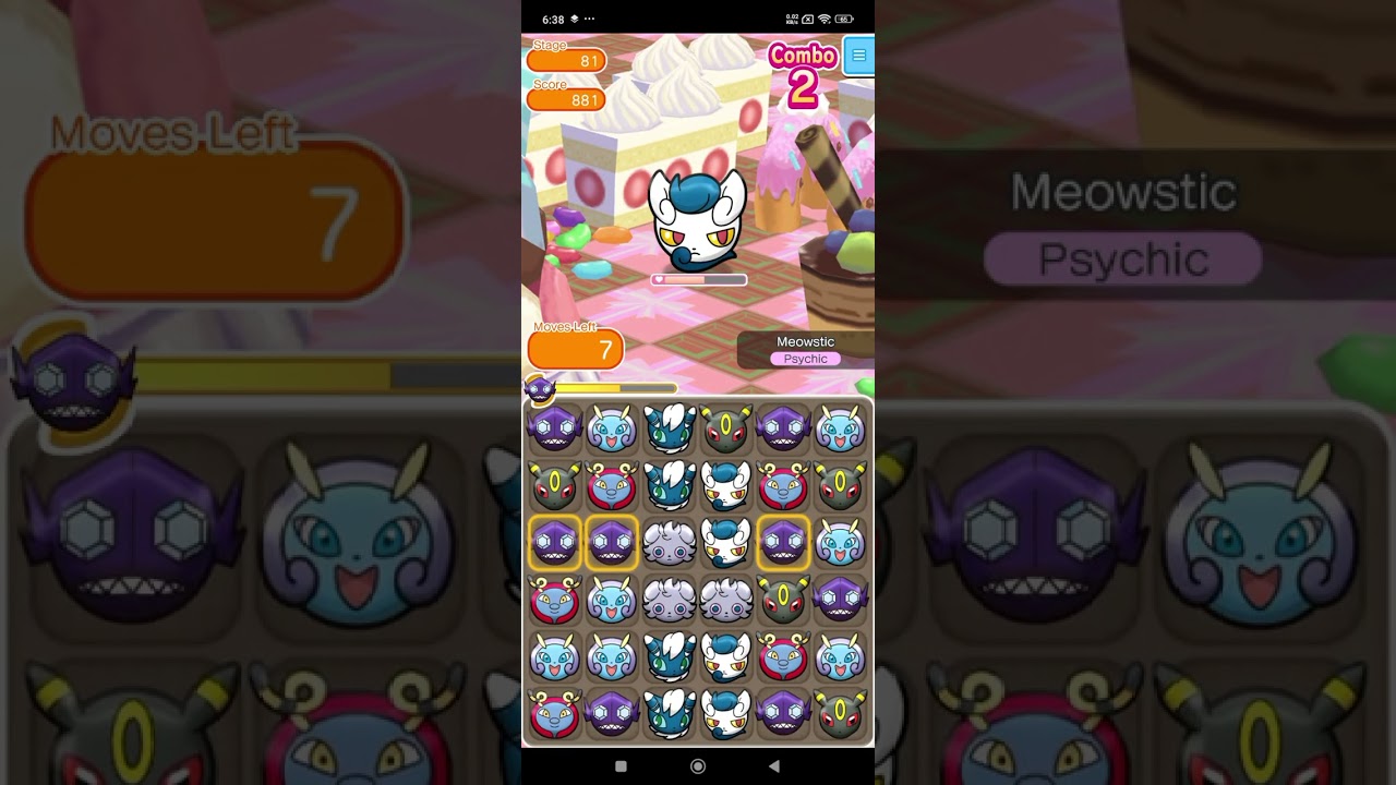 MEOWSTIC | POKEMON SHUFFLE MOBILE | STAGE 81 #pokemon #pokemonshuffle #pokemonmobilegame #gaming