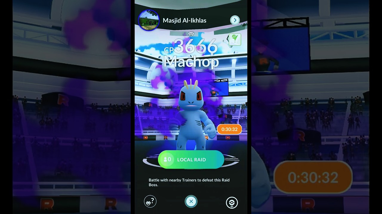 Pokemon GO Battle Dynamax & Catching Machop CP 3666 - Pokémon GO Indonesia #Shorts  #PokemonGO