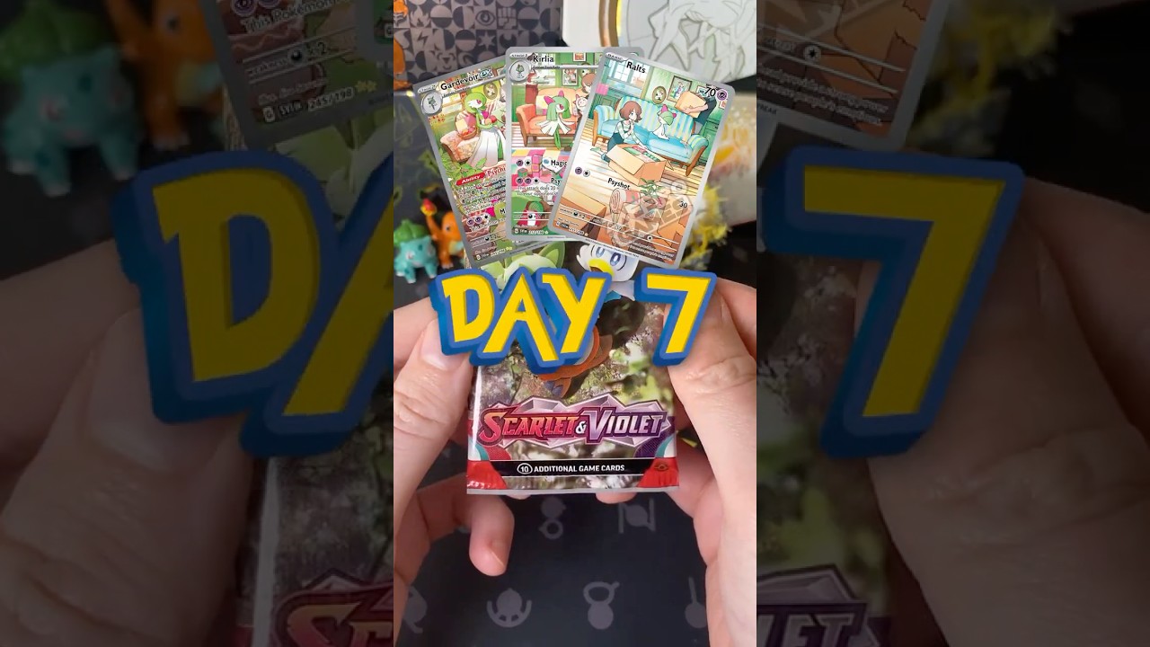 The Daily Chase - Day 7 - Scarlet & Violet Base  #pokemoncards #pokemontcg #pokemonpulls