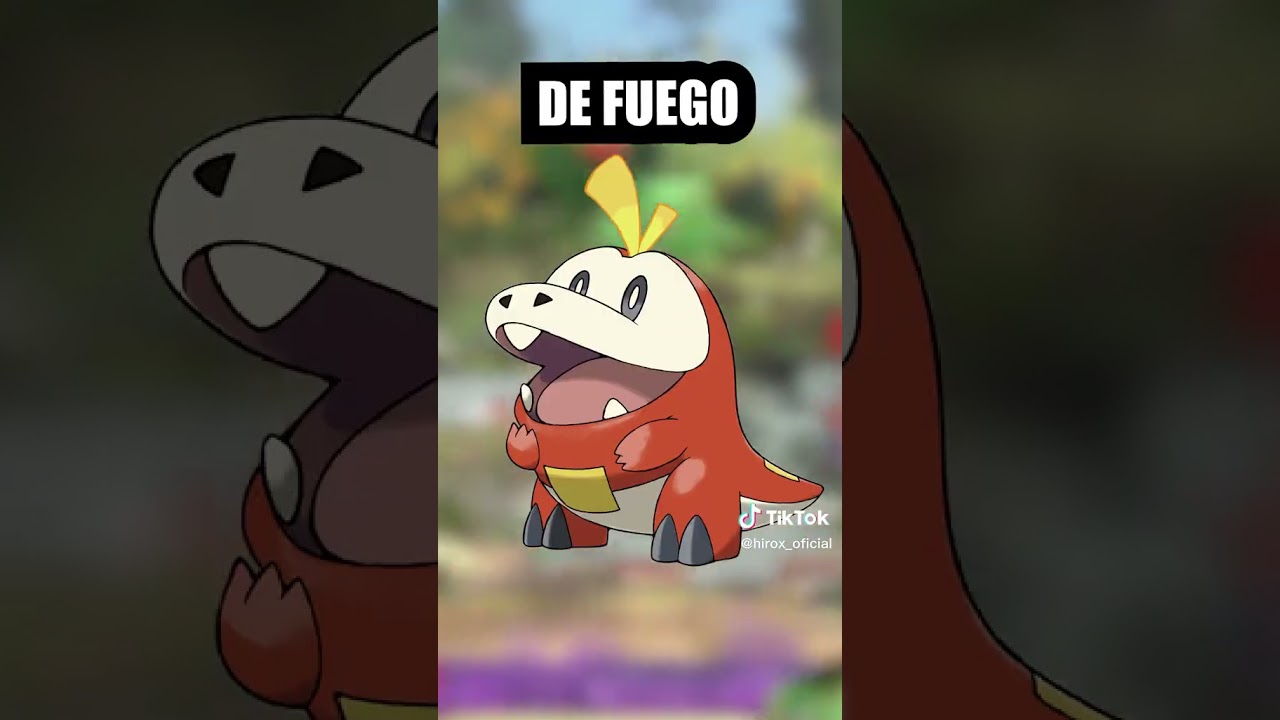 TIPOS de TOTODILE en 30 segundos  #pokemon