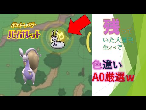 【ポケモンsv】20回厳選やってるのに何でA0色違いヌメイルでないの？ｗ　なおはよランクマやらせてｗ #多言でうるさい実況
