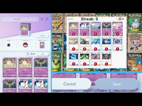 Pokémon Pocket TCG - Togekiss Deck - Live Battles - 8 Win Streak!