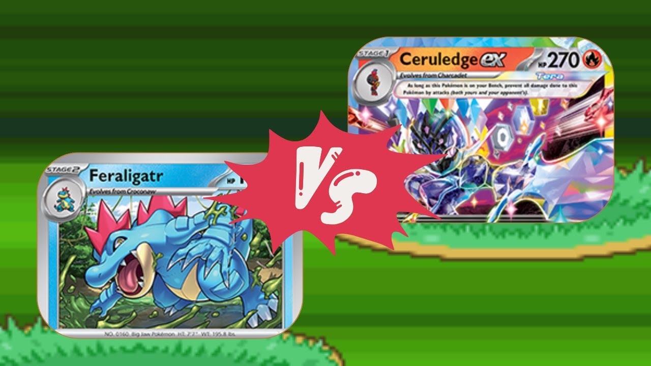 {Post Rotation Practice} Feraligatr VS Ceruledge EX