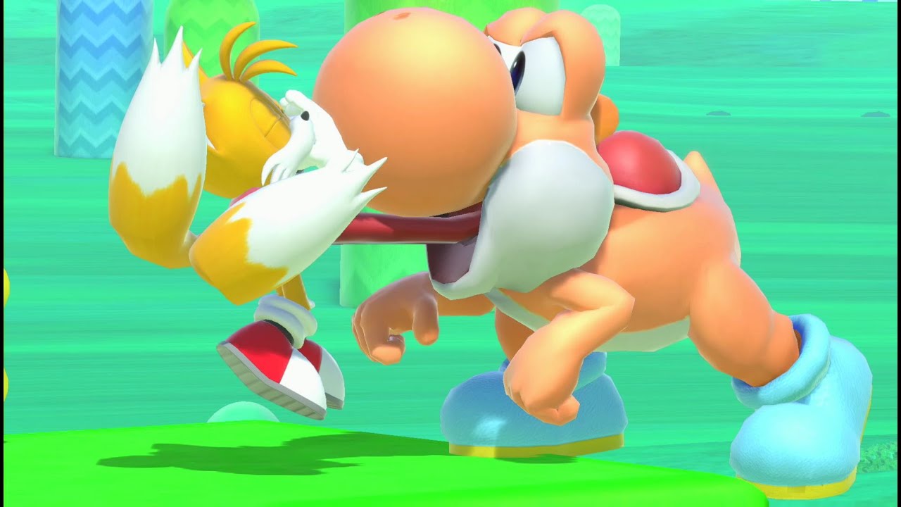 Peach Yoshi Vore Tails